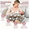 Momcozy Nursing Pillow Grey Clouds